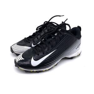 NIKE Youth Vapor Keystone 2 Baseball Cleats Black White 5Y